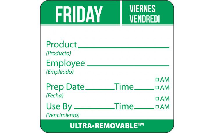Pro Pak Food Rotation Labels Food Rotation Label - 2