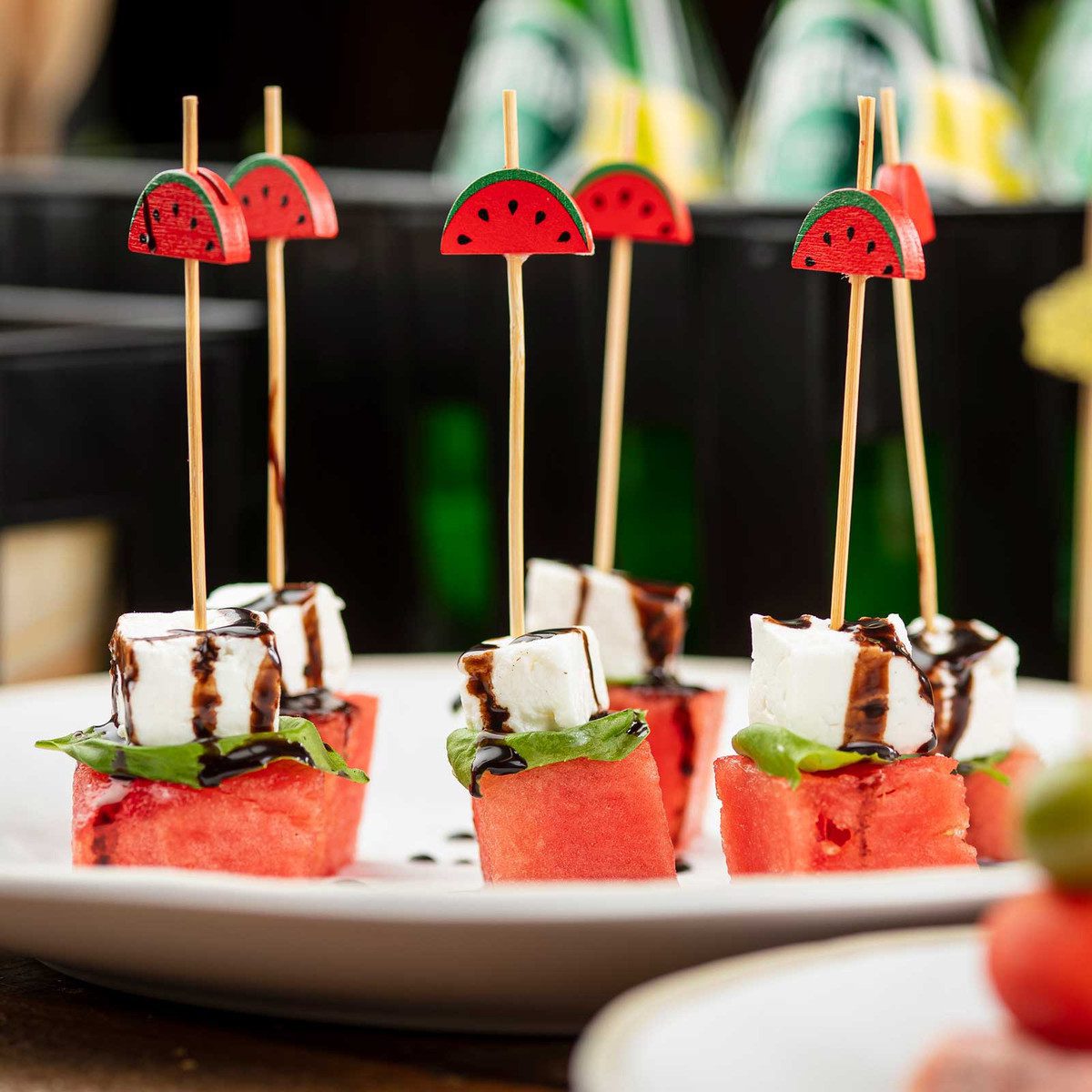Fruit Watermelon Feta Skewers Smoky Watermelon Feta Salad Recipe