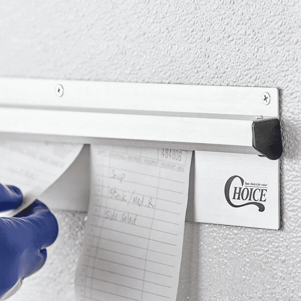 Order Grabber,Aluminum Alloy Ticket Holder, Wall-mounted Bill Holder, 35CM/ 13.8″ Label Grabber, Suitable For Offices, Homes And Hotels