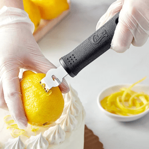Citrus Zester with Black Nylon Soft-Grip Handle - Abraham